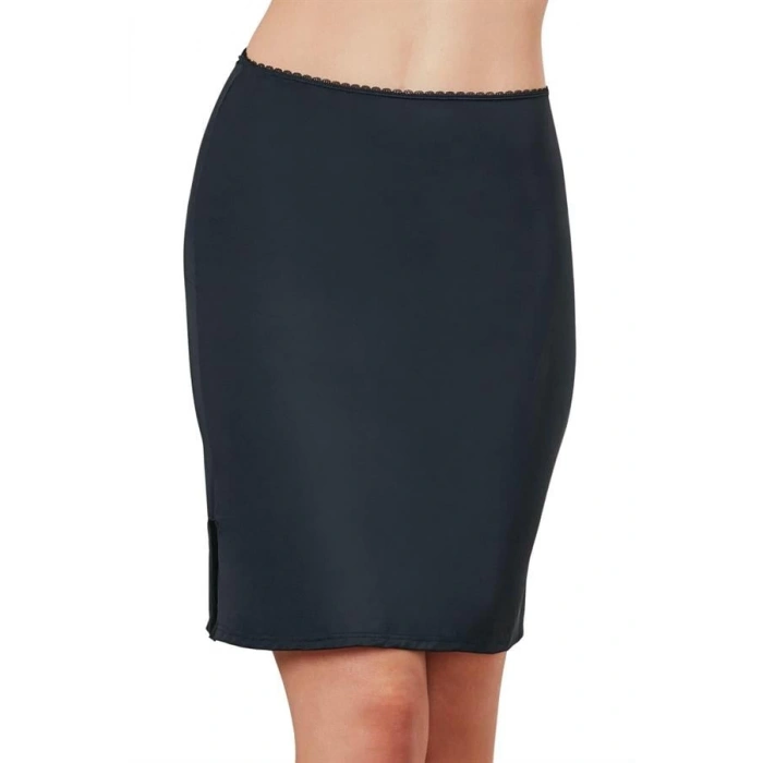 Kadın Mikropolyamid Esnek Kumaşlı Diz Üstü Kısa Etek Altı Jüpon (0623)