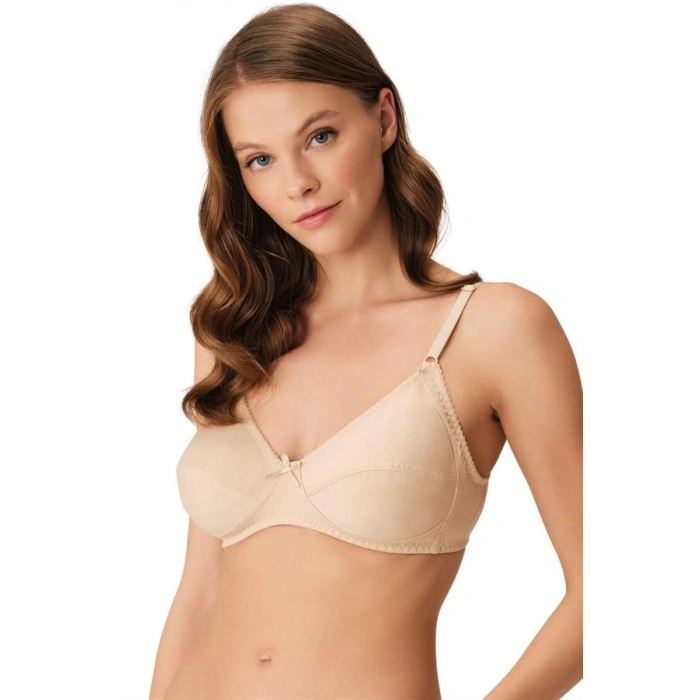 Kadın Pamuklu Balensiz Desteksiz Toparlayıcı Klasik Sütyen (0512)