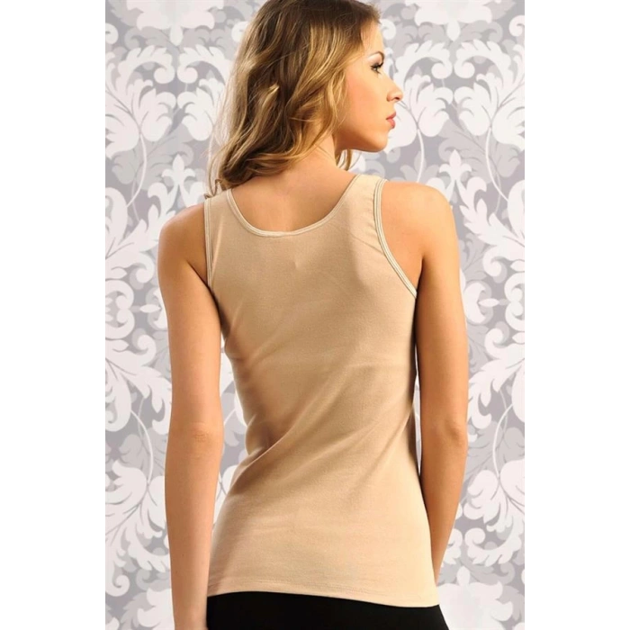 Kadın Pamuklu Geniş Askılı Atlet (8548)