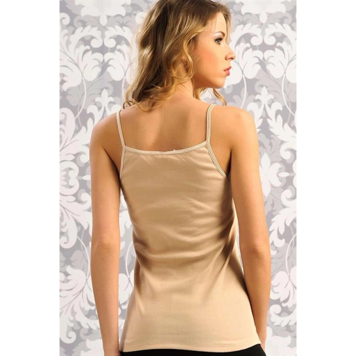 Kadın Pamuklu İp Askılı Atlet (8547)