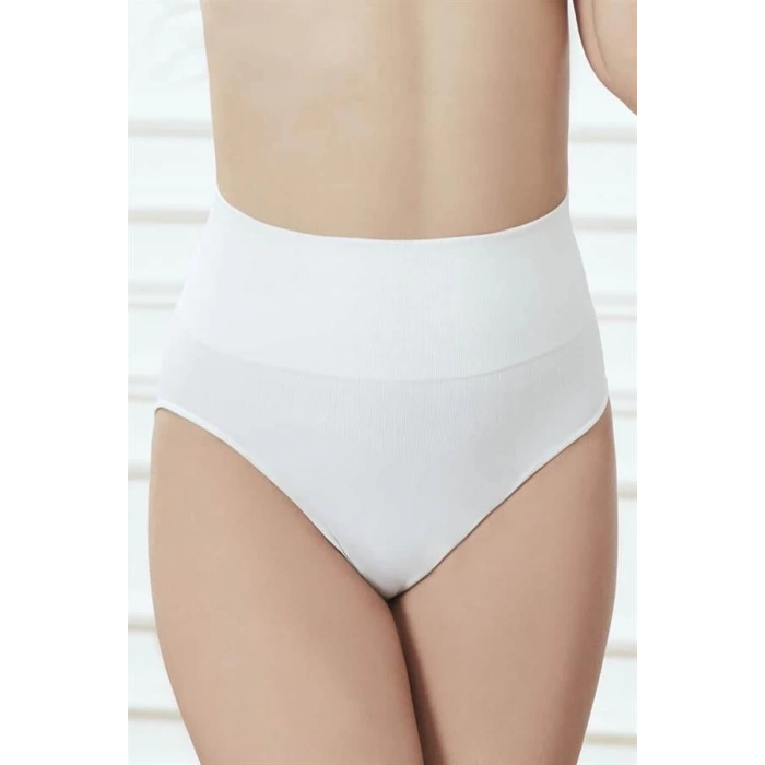 Kadın Toparlayıcı Bel İnceltici Dikişsiz Yüksek Bel Külot Korse (2420)