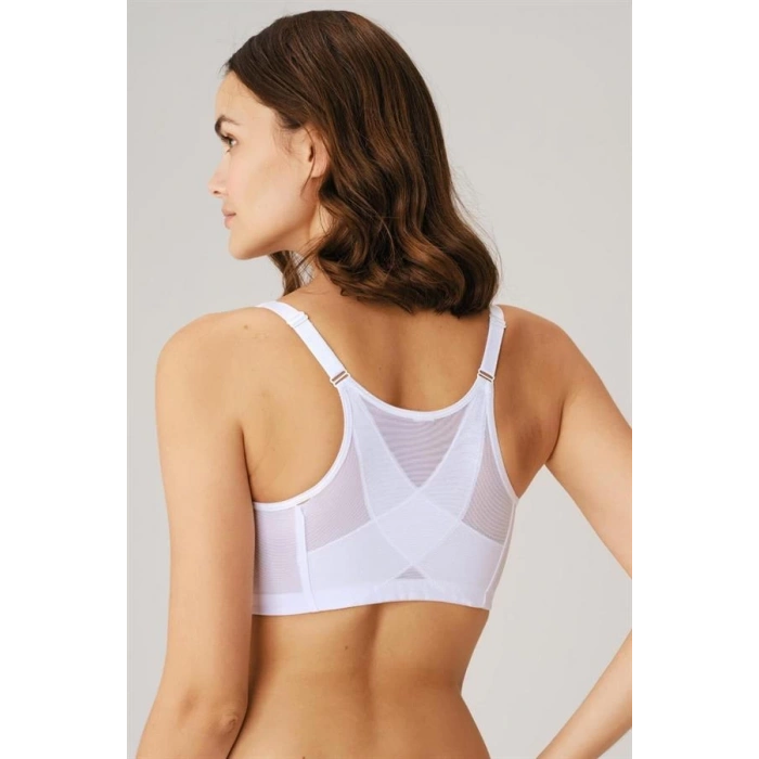 Kadın Toparlayıcı Minimizer Balensiz Desteksiz Dolgusuz Önden Açılan Sırt Destekli Medikal Sütyen (3651)