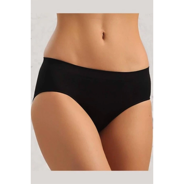 Siyah Dikişsiz Slip Külot