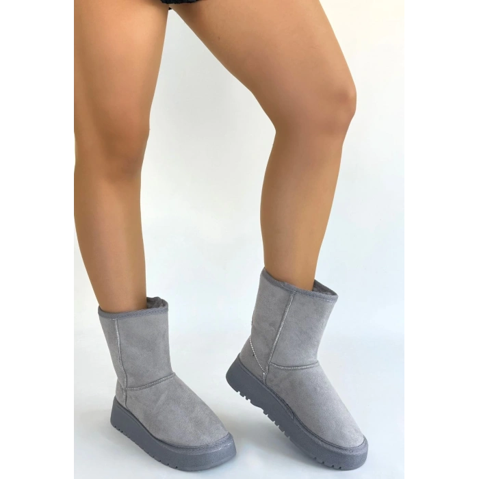 Sophia Gri Süet Bot