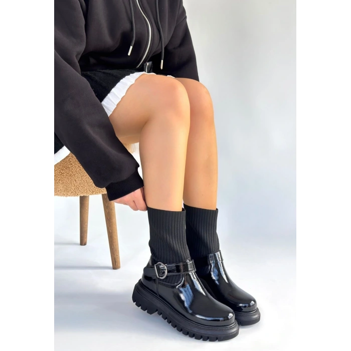 Zerta Siyah Rugan Streçli Bot