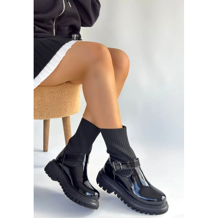 Zerta Siyah Rugan Streçli Bot