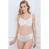 Balenli Desteksiz Dolgusuz Toparlayıcı Dantelli Küçültücü Sütyen ve Külot Takım