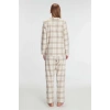 Pamuklu Uzun Kol Gömlek Pantolon Pijama Takımı