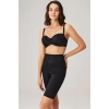 Toparlayıcı Bel ve Bacak İnceltici Dikişli Uzun Paçalı Orta Bel Sıkı Şort Korse