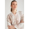 Catherines Çiçek Desen 2li Sabahlık Gecelik Takımı