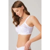 Kadın Balenli Desteksiz Dolgusuz Toparlayıcı Dantelli Küçültücü Sütyen (3717)