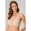 Kadın Pamuklu Balenli Desteksiz Dolgusuz Toparlayıcı Küçültücü Sütyen (3714)