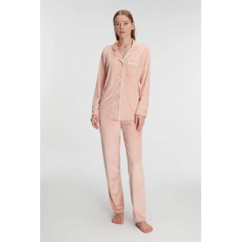 Uzun Kol Gömlek ve Pantolon Takım Pijama Takımı