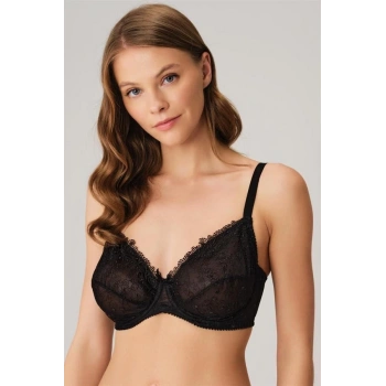 Balenli Desteksiz Dolgusuz Toparlayıcı Dantelli Küçültücü Sütyen