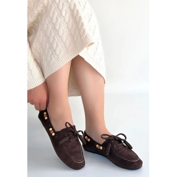 Elora Kahve Süet Babet