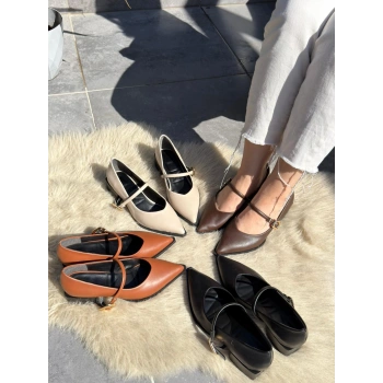 Galye Taba Cilt Topuklu Ayakkabı