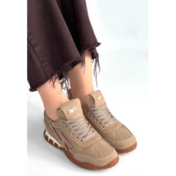 Huer Vizon Nubuk Bağcıklı Spor Ayakkabı