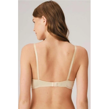 Kadın Balensiz Desteksiz Dolgusuz Toparlayıcı Yumuşak Süngerli Günlük Klasik Küçültücü Sütyen (3419)