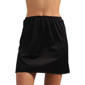 Kadın Polyamid Kumaşlı Diz Üstü Kısa Etek Altı Jüpon (0615)