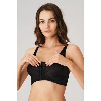 Kadın Toparlayıcı Minimizer Balensiz Desteksiz Dolgusuz Önden Açılan Sırt Destekli Medikal Sütyen (3651)