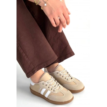 Zerti Bej Cilt Bağcıklı Spor Ayakkabı