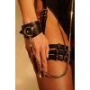 Siyah Zincir Aksesuarlı Fantezi Vücut Harness