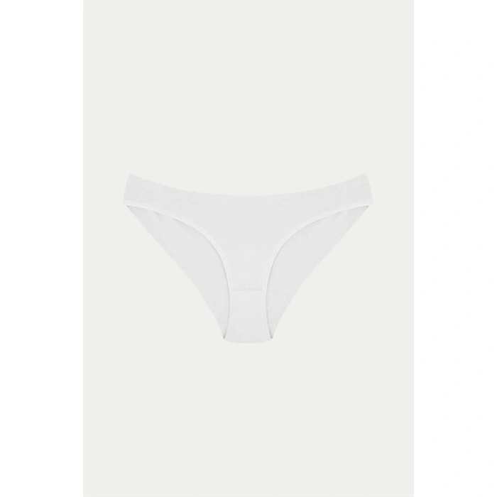 Pamuklu Siyah Beyaz Ten Rengi 3lü Külot