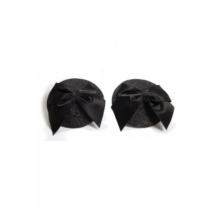 Siyah Fiyonklu Fantezi Göğüs Ucu Kapatıcı