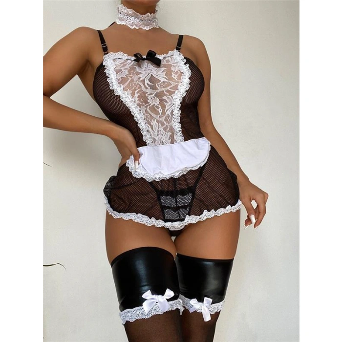 Fantezi Hizmetçi Kostüm