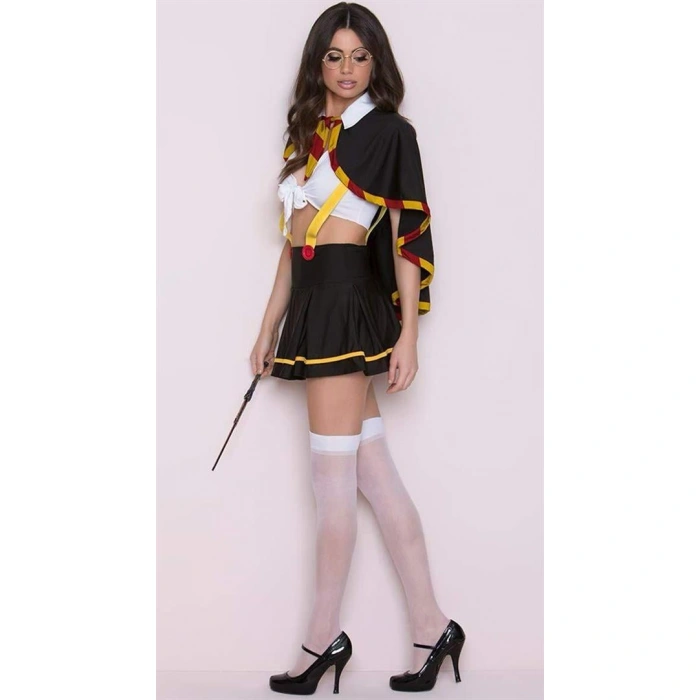 Siyah Harry Potter Cadılar Bayramı Kostümü