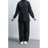 Letafet Cep Detaylı Pantolonlu Takım - SİYAH - (Asorti: M-XXL)