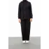 NERVÜR DETAYLI İNCİ PANT. TAKIM - SİYAH - (Asorti: M-XXL)