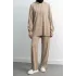 LETAFET 4068 PANTOLONLU TAKIM - BEJ - (Asorti: M-XL)
