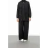 ALLERLİ CEPLERİ HALKA DETAYLI PANTOLON TAKIM - SİYAH - (Asorti: M-XXL)
