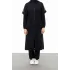 REGLAN KOL FİLE DETAYLI GİYÇIK - SİYAH - (Asorti: 46-52)