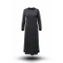 HESNA 8422 ELBİSE - ANTRASİT - (Asorti: 3-6)