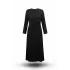 HESNA 8426 ELBİSE - SİYAH - (Asorti: 46-52)