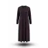 HESNA 8422 ELBİSE - BORDO - (Asorti: 3-6)