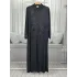 HESNA 8597 ELBİSE - SİYAH - (Asorti: 3-6)