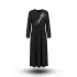 HESNA 8129 ELBİSE - SİYAH - (Asorti: 4-6)