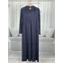 HESNA 8596 ELBİSE - LACİVERT - (Asorti: 4-6)