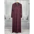 HESNA 8596 ELBİSE - BORDO - (Asorti: 4-6)