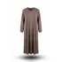 HESNA 8603 ELBİSE - KAHVE - (Asorti: 4-6)