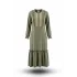 HESNA 8301 ELBİSE - HAKİ - (Asorti: 46-52)