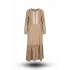 HESNA 8301 ELBİSE - BEJ - (Asorti: 46-52)