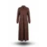 HESNA 8596 ELBİSE - KAHVE - (Asorti: 4-6)
