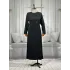 HESNA 8426 ELBİSE - SİYAH - (Asorti: 44-54)