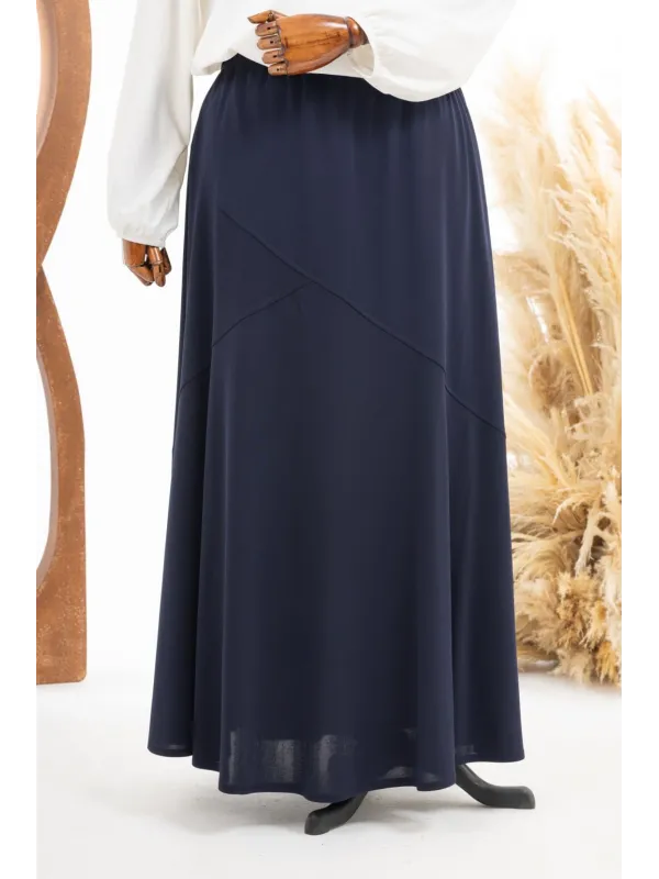 RANA KREP ETEK - LACİVERT - (Asorti: 5-7)