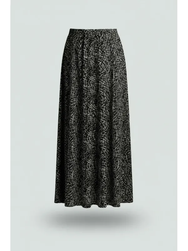 HESNA 6367 ETEK - SİYAH & VİZON - 30049 - (Asorti: 4-6)