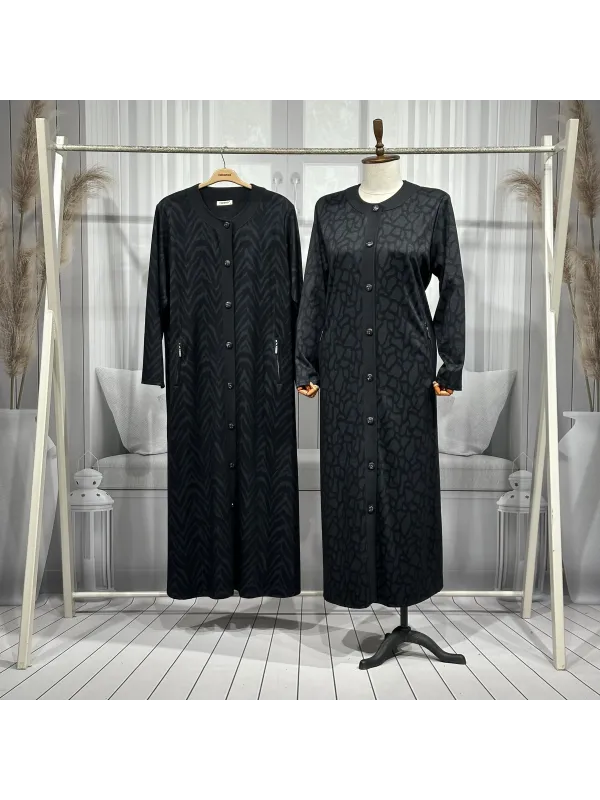 HESNA 2176 PARDESÜ - SİYAH - (Asorti: 4-7)